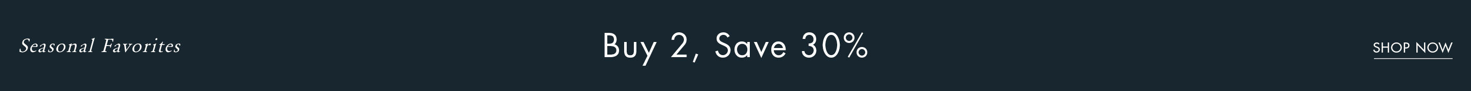 Tommy Hilfiger Seasonal Favorites Buy 2, Save 30%